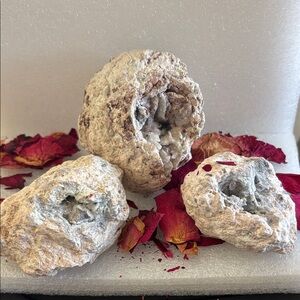 3 Natural Mexican Geodes